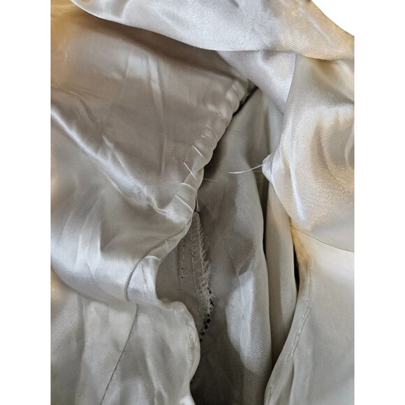 Vintage Orna Farho Black Lace Overlay Single Button Blazer Jacket Women Size T38 - Picture 13 of 16